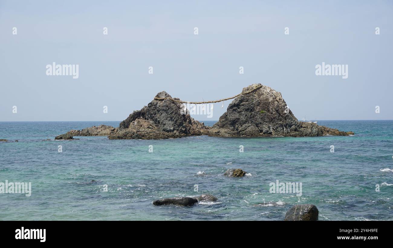 Itoshima Beach of Fukuoka famous for its white Shinto torii gate in ...