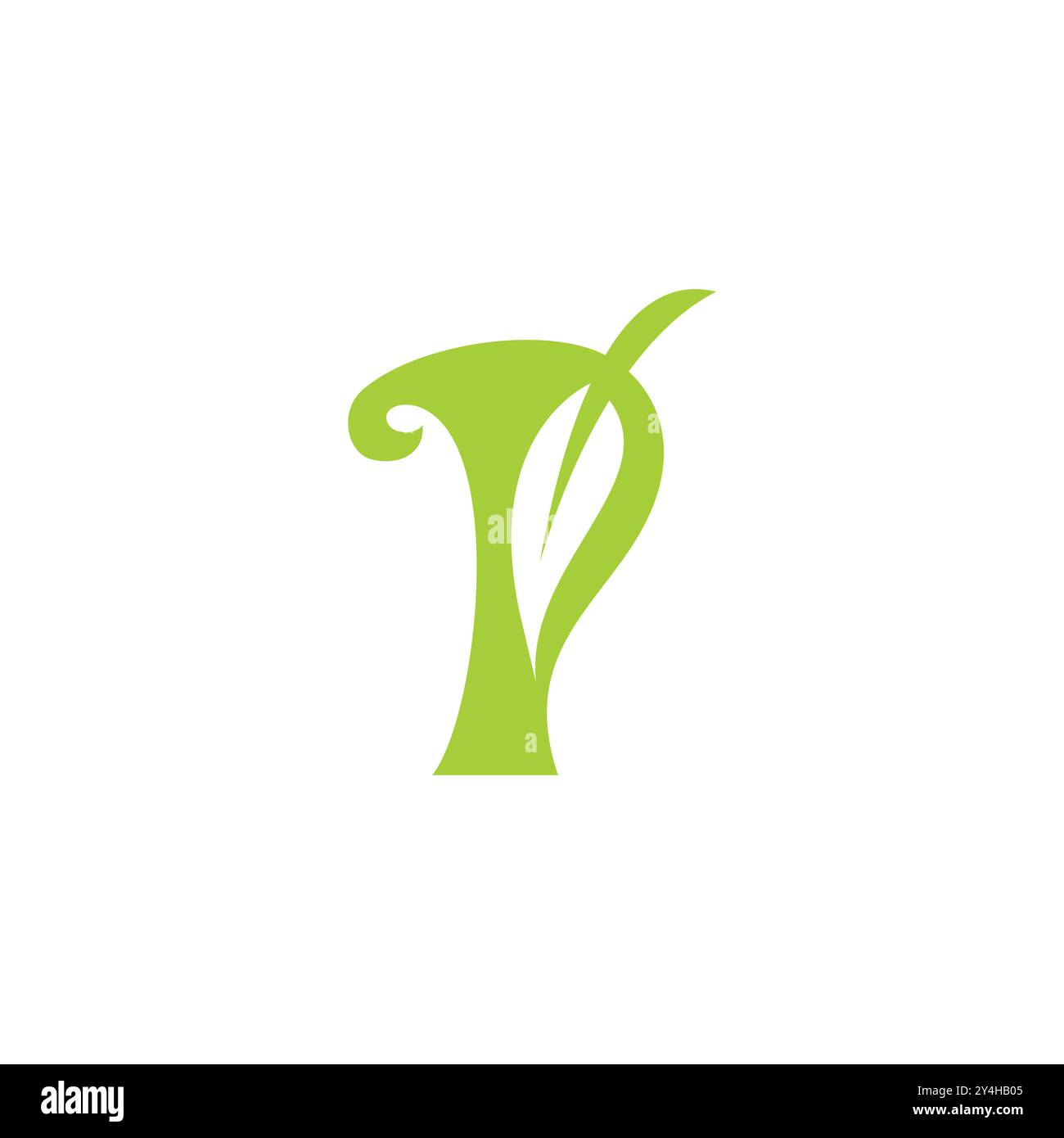 P Leaf Logo Design. Letter P Leaves Icon Stock Vector Image & Art - Alamy