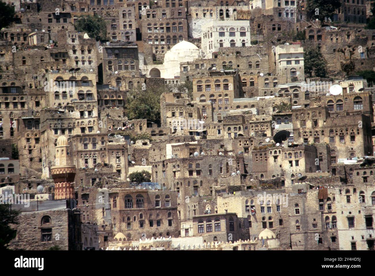 Asia. Yemen. Arabian Peninsula. Little Boy In Dara Al Hajara Stock ...