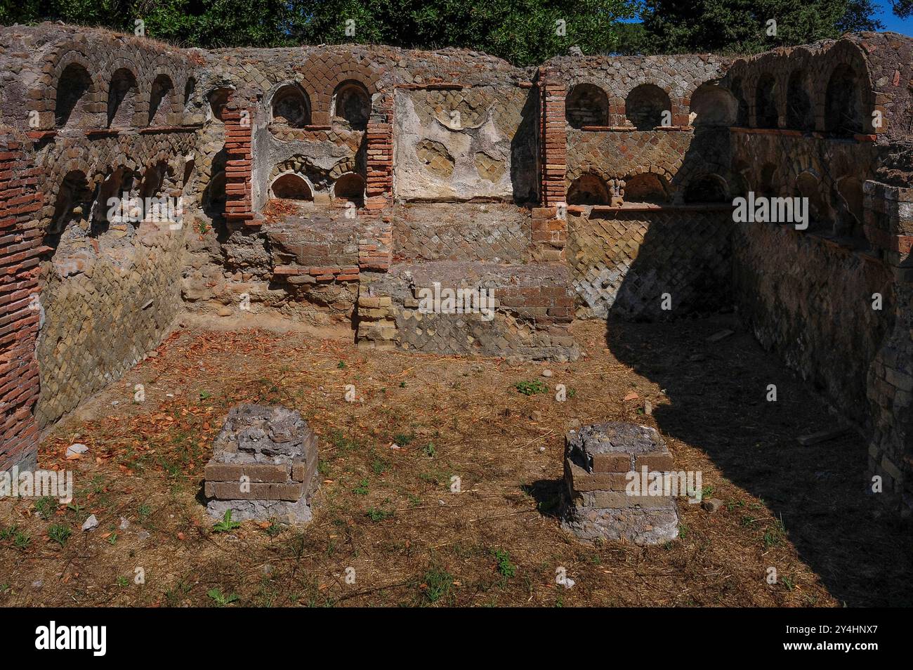 Via dei Sepolcri (Street of Tombs), dating from the 2nd century AD, at ...