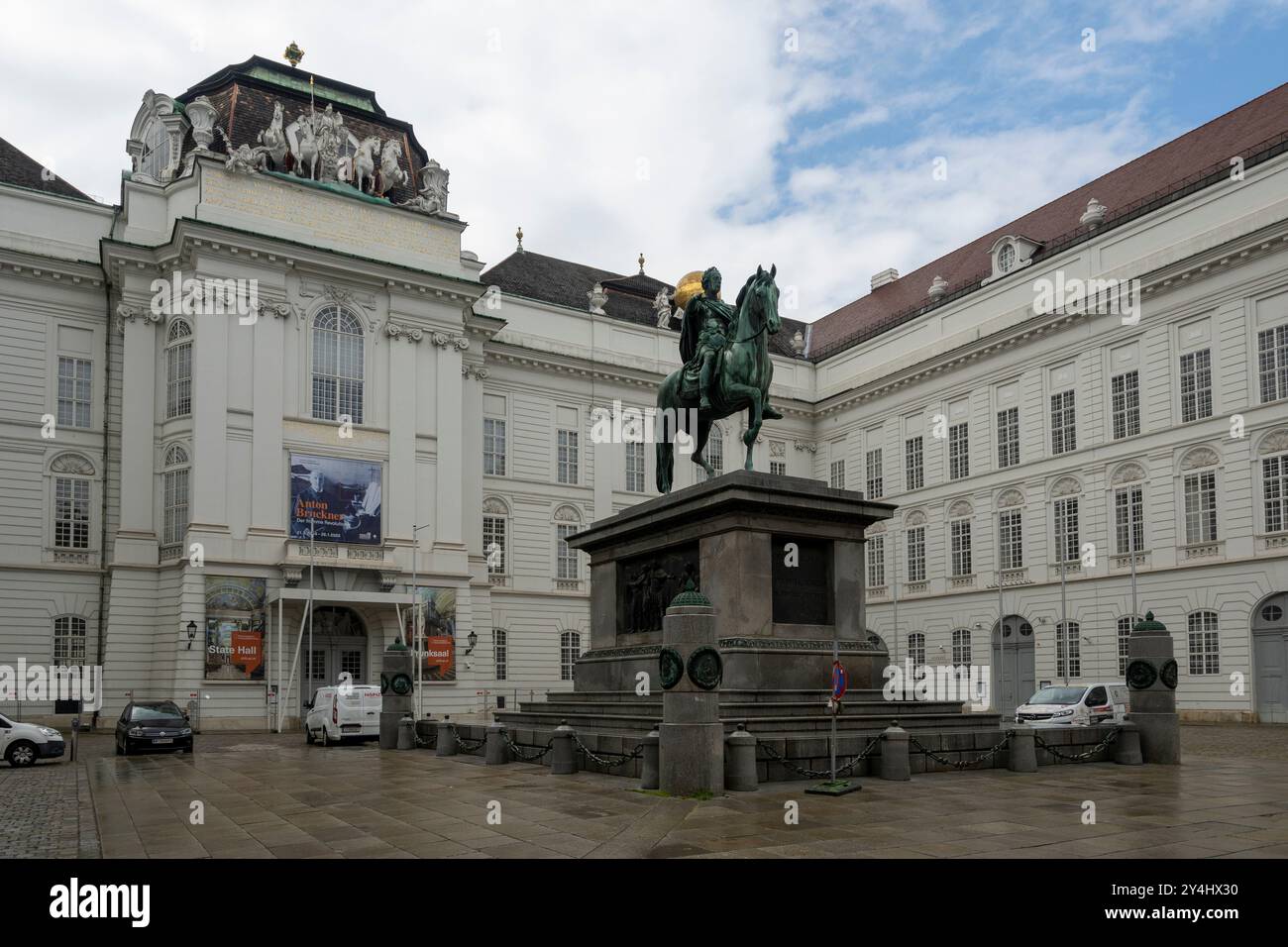 Statue of Emperor Joseph II in Vienna, Austria Stock Photo - Alamy