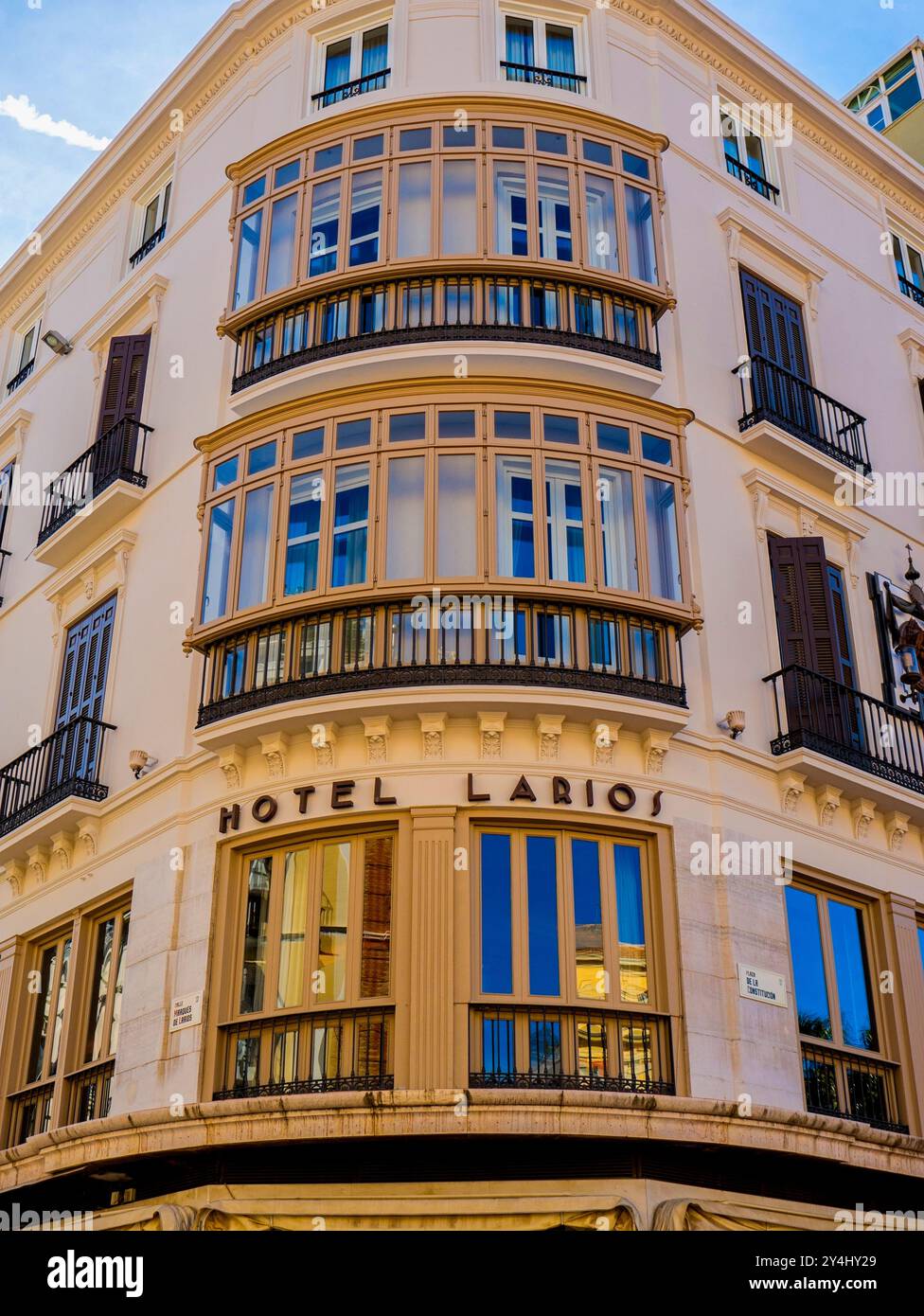 Hotel Larios Architectural Gallerias Glazed Balconies Malaga City hotel-larios-architectural-gallerias-glazed-balconies-malaga-city