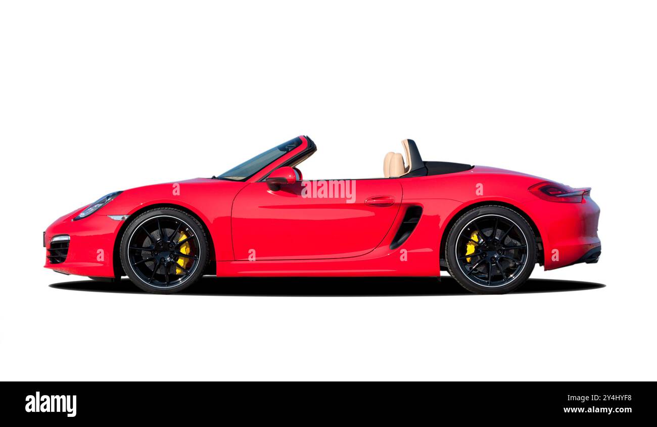 Interior of new luxury sports car Cut Out Stock Images & Pictures - Alamy