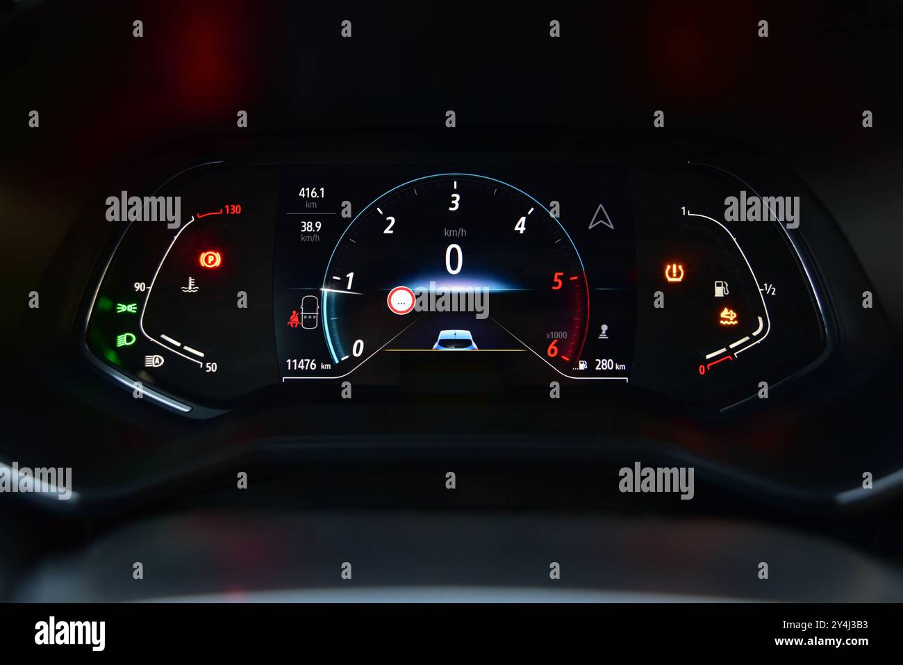 Digital race car dashboard hi-res stock photography and images - Alamy