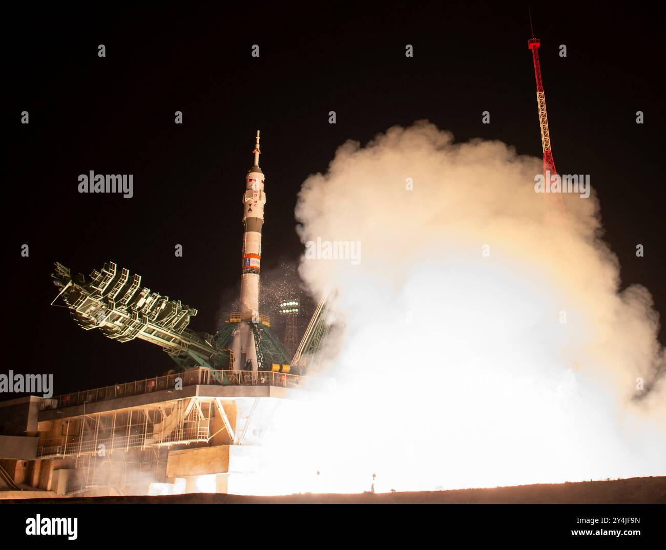 How Rockets Ignite Baikonur, Kazakhstan. 11 September, 2024. Launch sequence begins as the ...