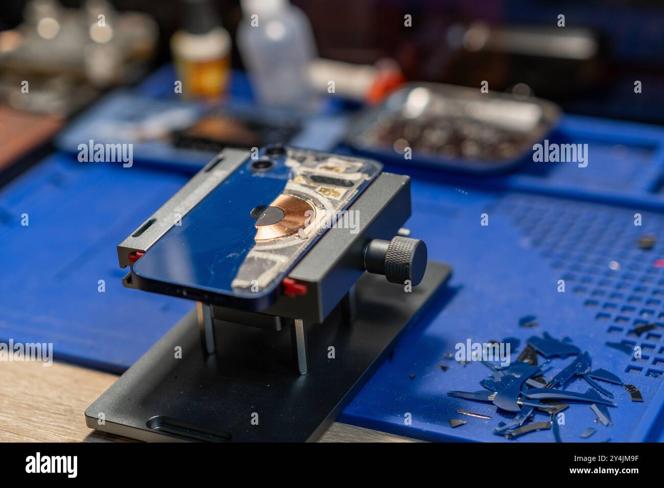 Photo inspiration: Visual Reference: Smartphone Repair A Professional Technician Replacing The Back Glass
