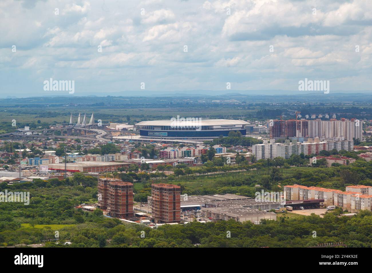 The Gremio Arena soccer stadium in Porto Alegre, Rio Grande do Sul, Brazil. Stock Photo