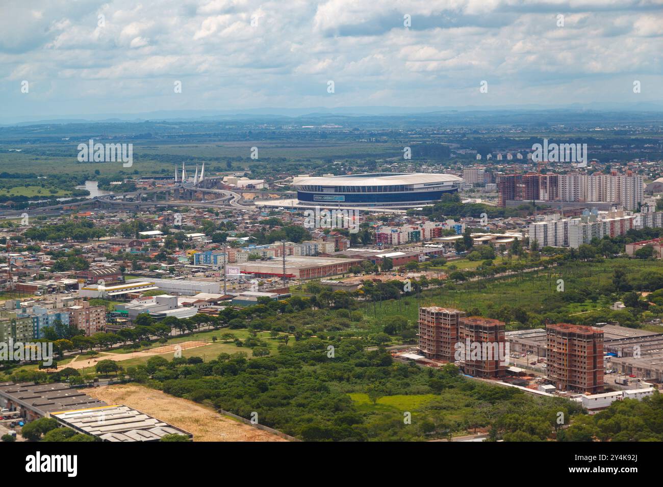The Gremio Arena soccer stadium in Porto Alegre, Rio Grande do Sul, Brazil. Stock Photo