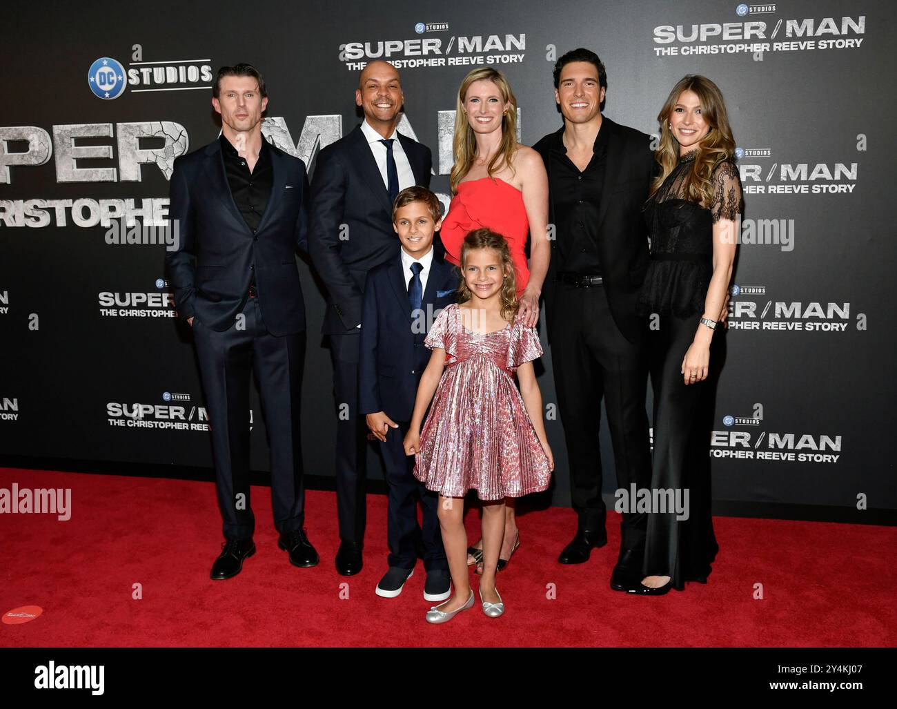 Matthew Reeve, left, Garren Givens, Alexandra Reeve Givens, Will Reeve ...