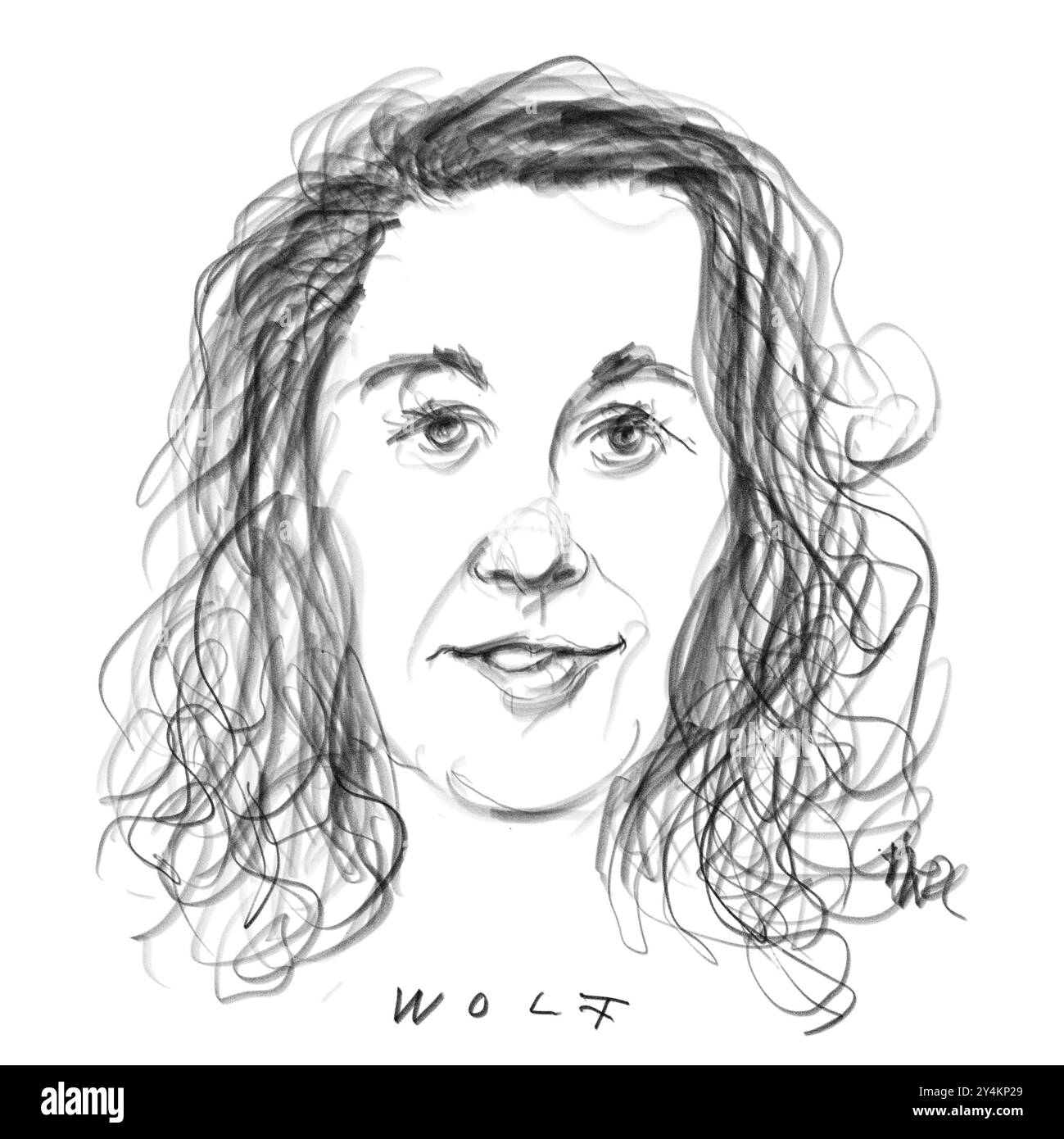 Iris wolf portrait scribble hires stock photography and images Alamy