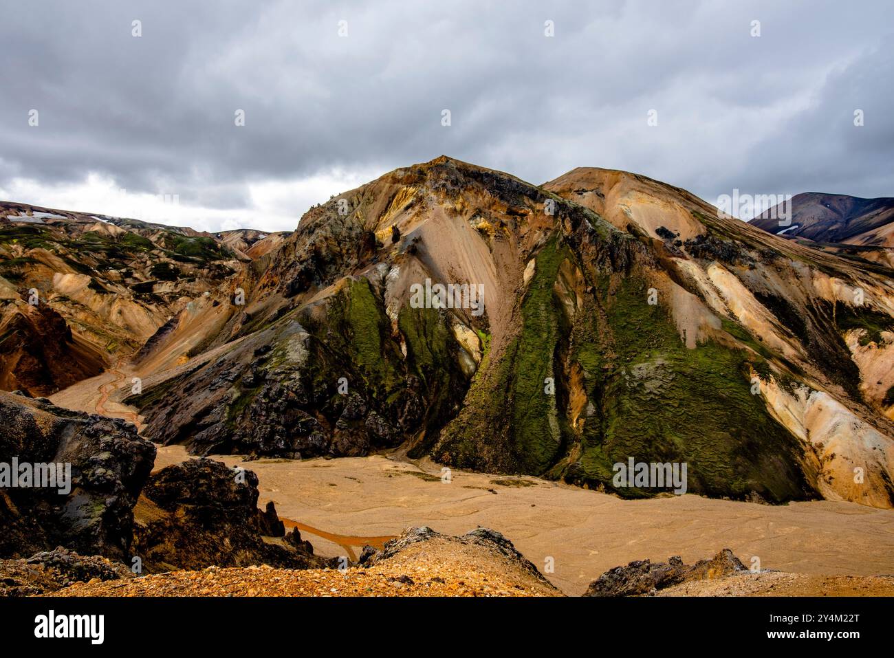 the multicolored rhyolite mountains, vast expanses of lava and hot ...