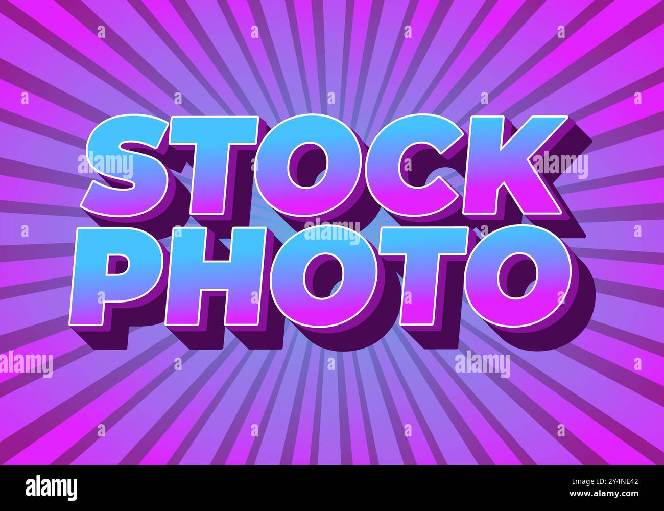 Stock photo. Text effect design in 3D style with modern colors Stock ...