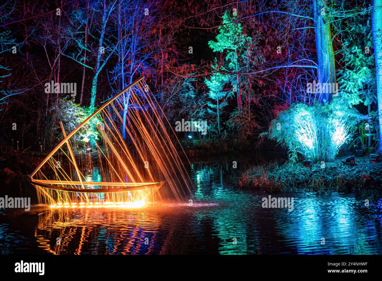 Christmas Garden Berlin Stock Photo - Alamy