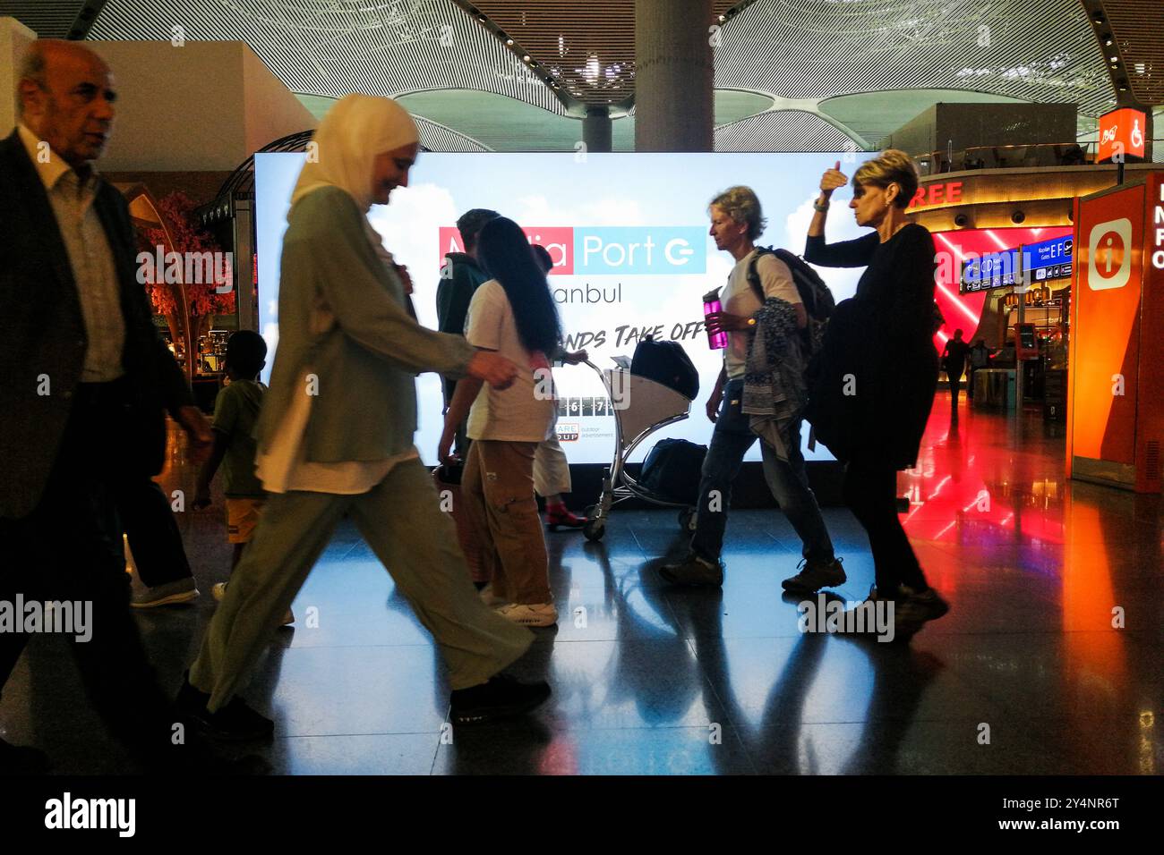 Turkey Istanbul Ataturk airport Stock Photo Alamy