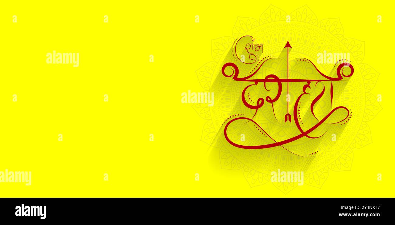 Vector illustration of Happy Dussehra social media feed template Stock ...