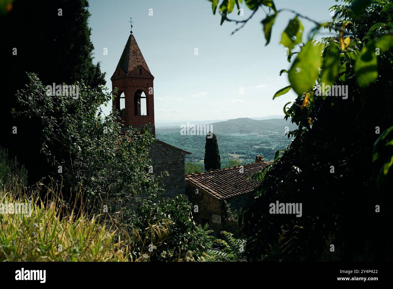 Pictures show a historic Villa in Tuscany Stock Photo - Alamy