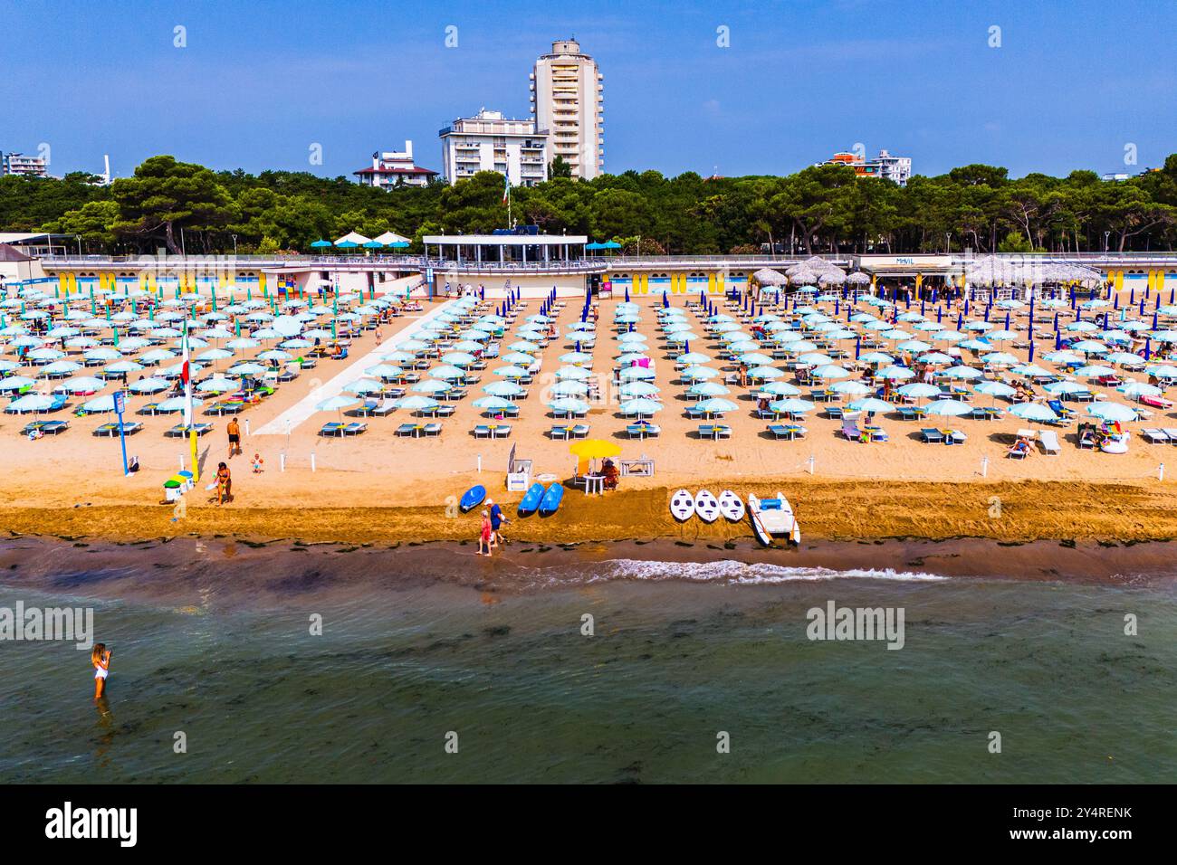 LIGNANO SABBIADORO ITALY JULY 22 2024 Beaches Of Lignano 