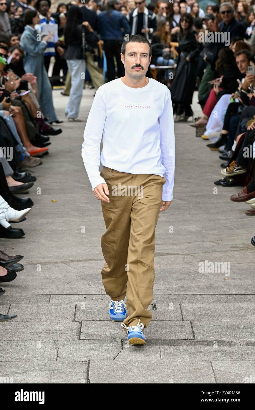 MARCO RAMBALDI Spring/Summer 2025 Runway during Milan Fashion Week on ...