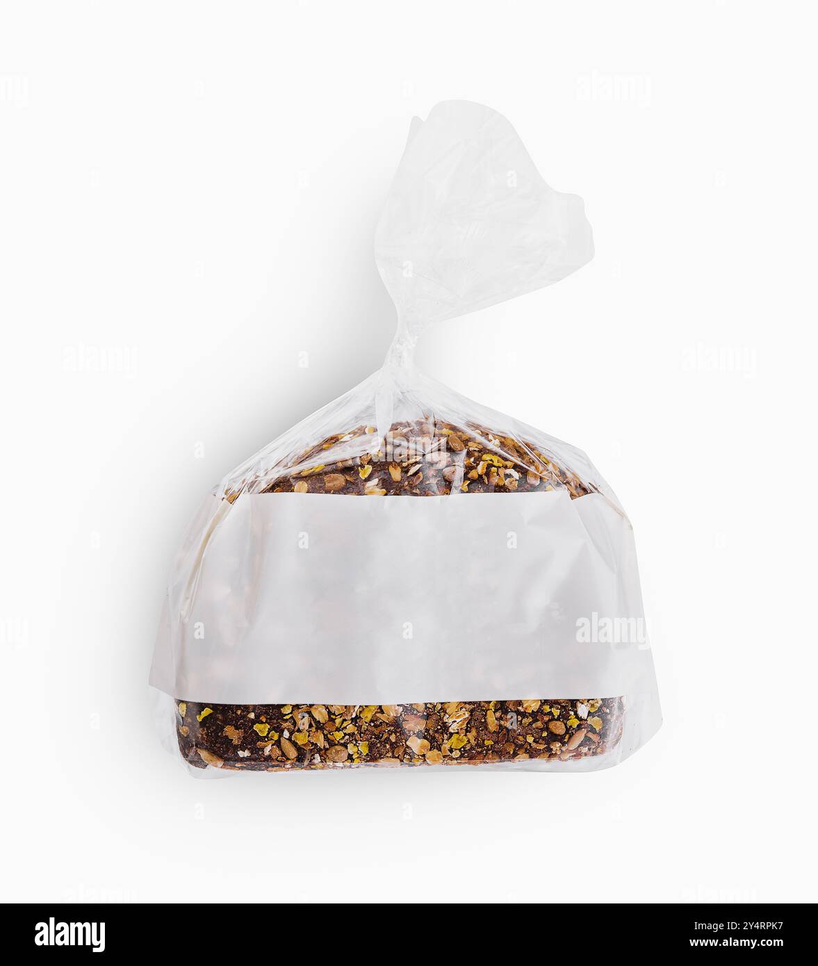 A loaf of bread in a transparent plastic bag Stock Photo - Alamy