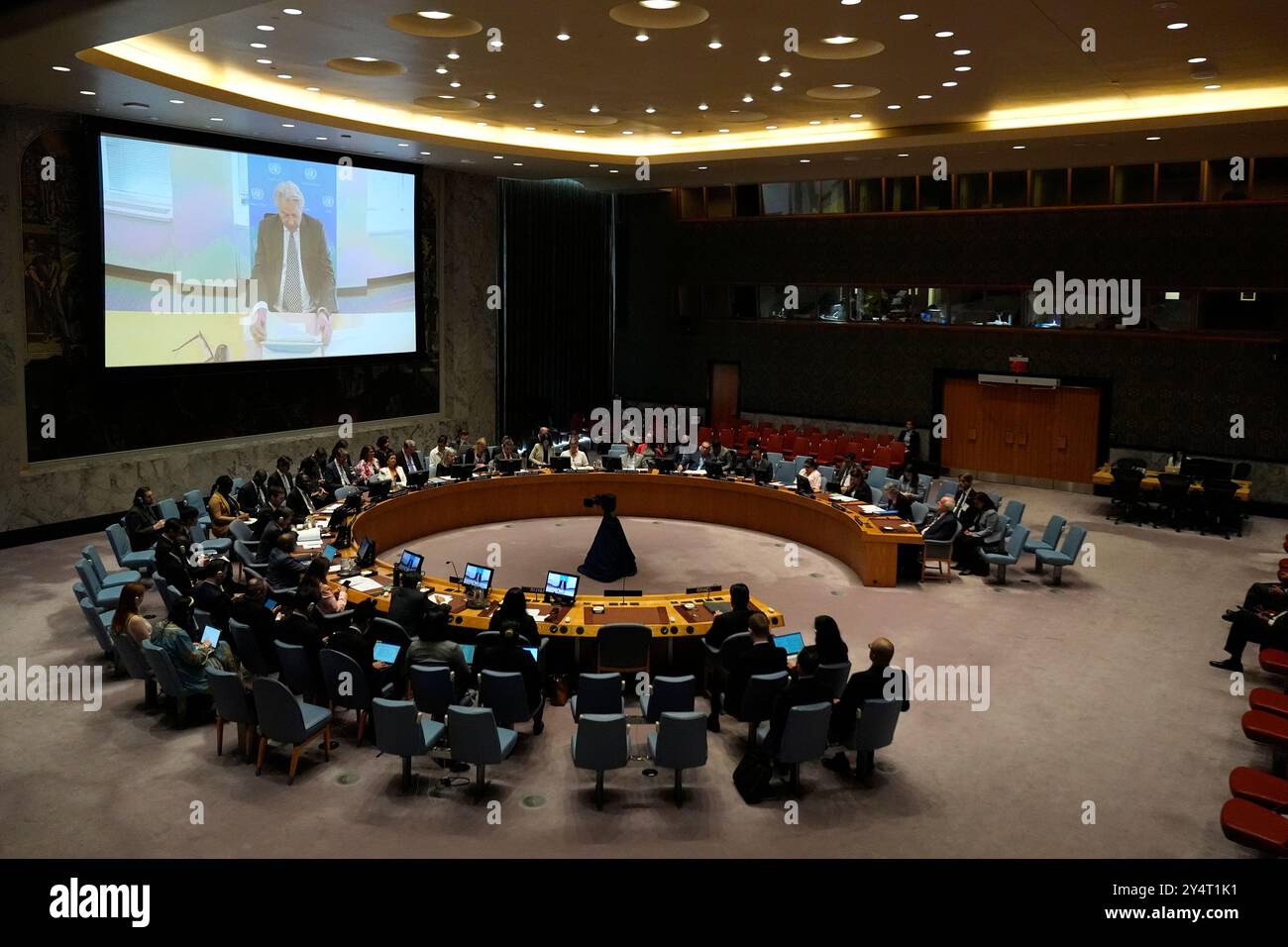 The United Nations Security Council meets at the United Nations ...