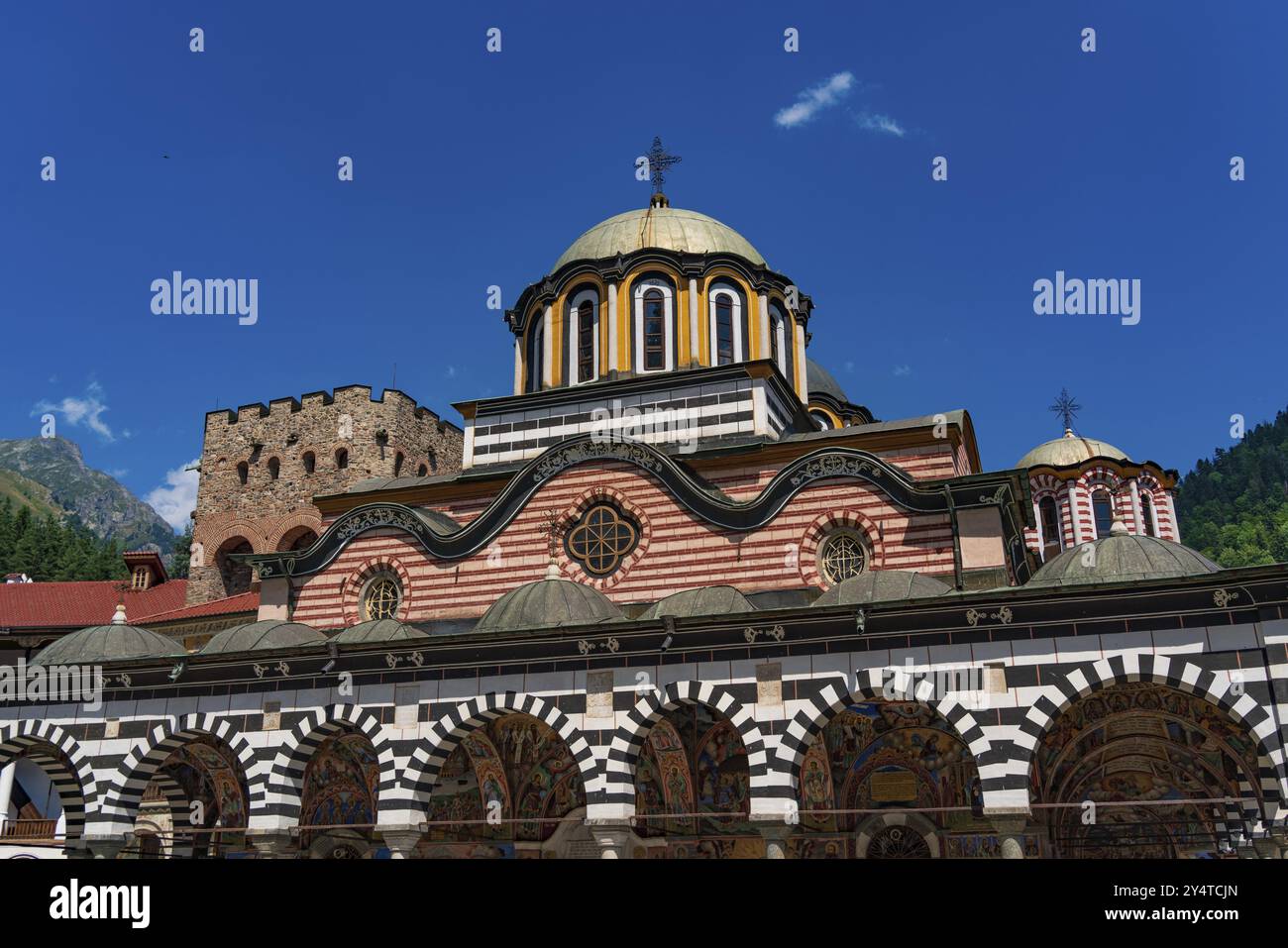 Rila Monastery, the largest Eastern Orthodox monastery in Rila ...
