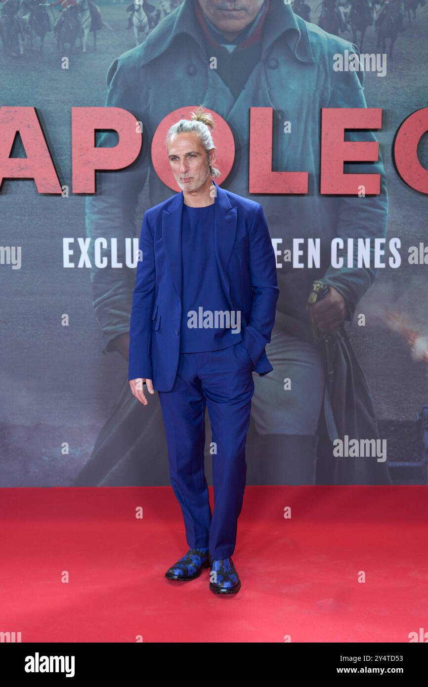 Ernesto Alterio attends 'Napoleon' Premiere at The Prado Museum on November 20, 2023 in Madrid, Spain. Stock Photo