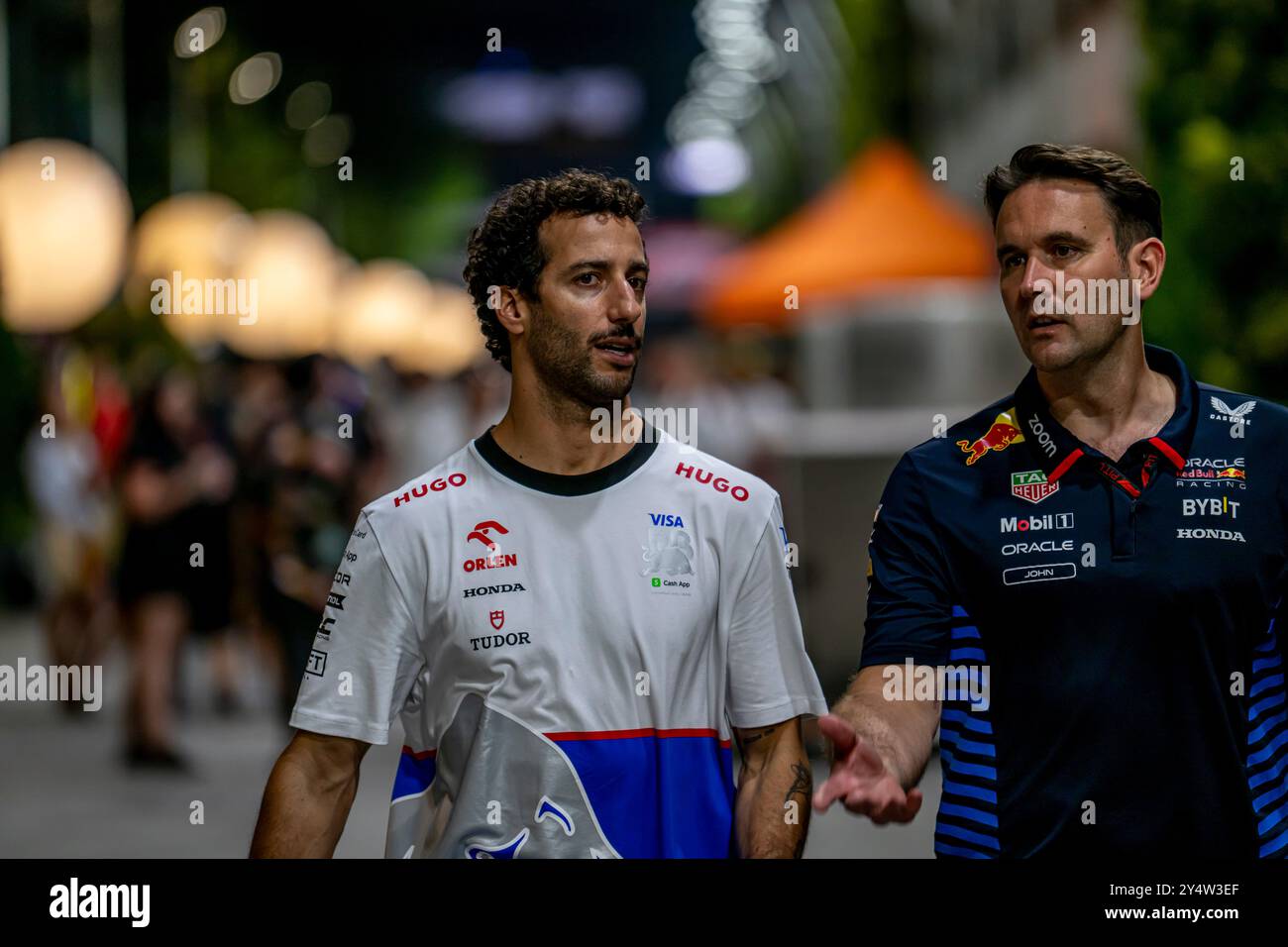 Marina Bay, Singapore, 19th Sep 2024, Daniel Ricciardo, from Australia ...