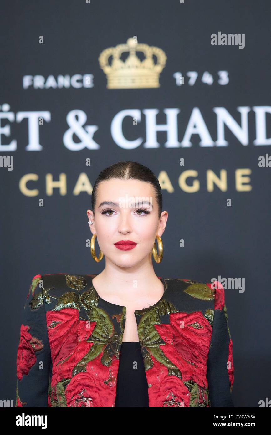 Alba Roca Moet Alba Diaz attends Moet Chandon Christmas party at Mandarin Oriental ...