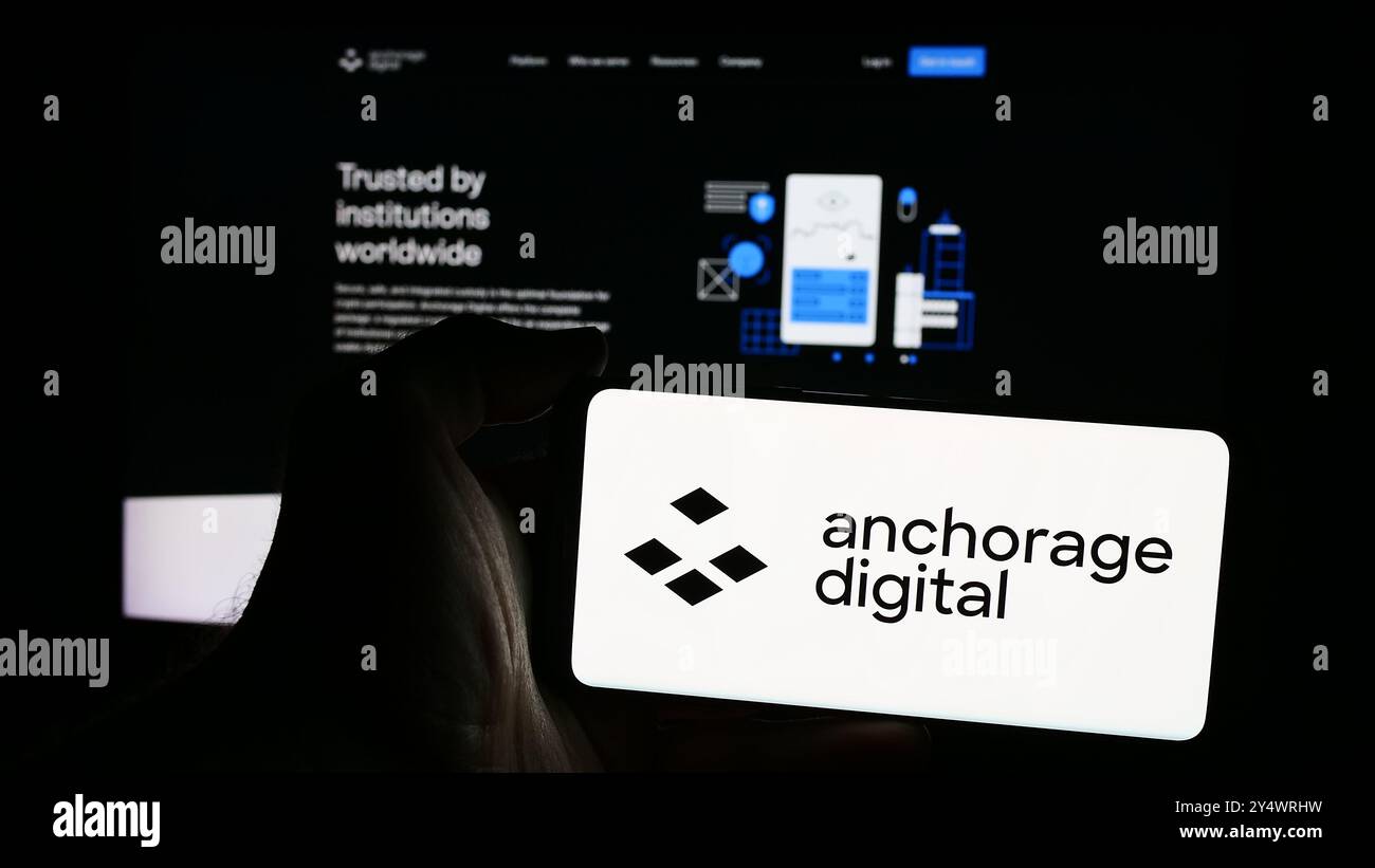 Anchorage digital logo hi-res stock photography and images - Alamy