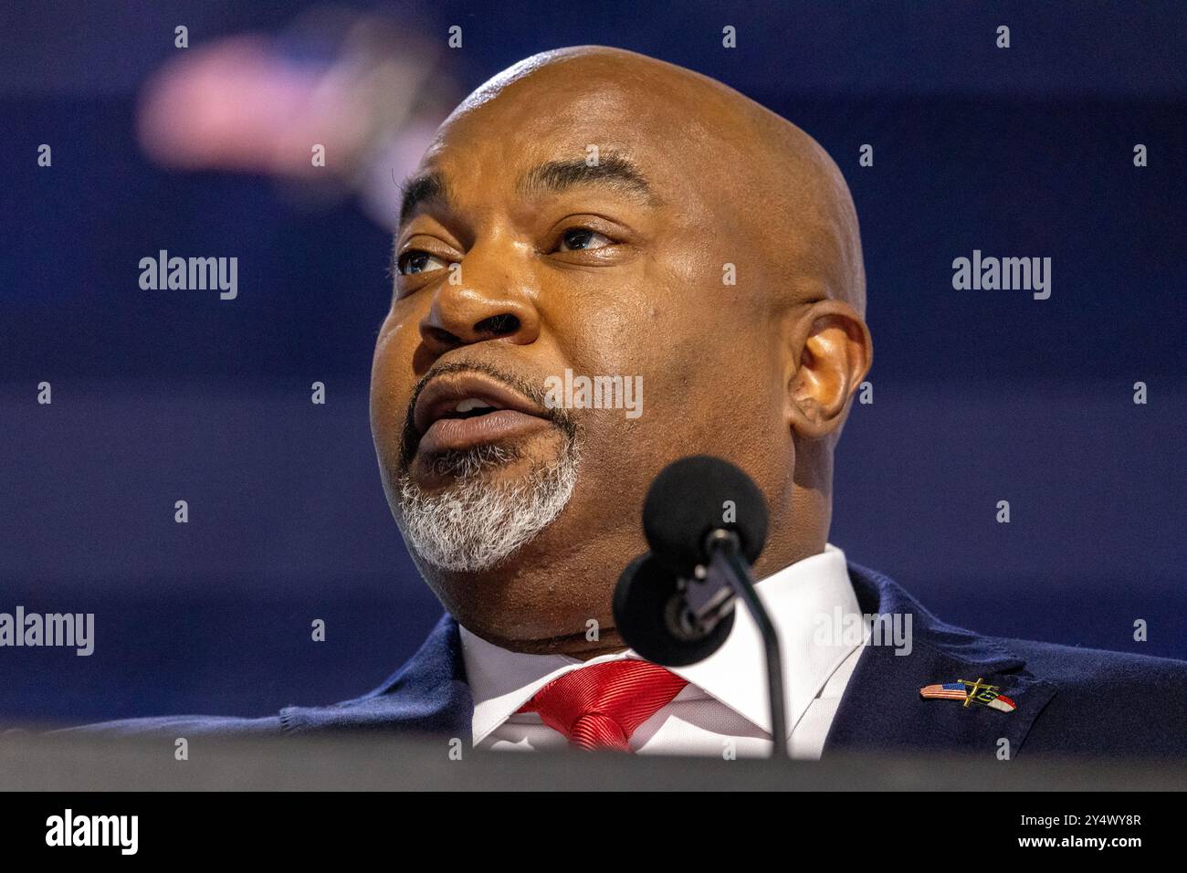 Milwaukee, United States of America, 15 July, 2024, North Carolina Lt. Governor Mark Robinson at the Republican National Convention. Stock Photo