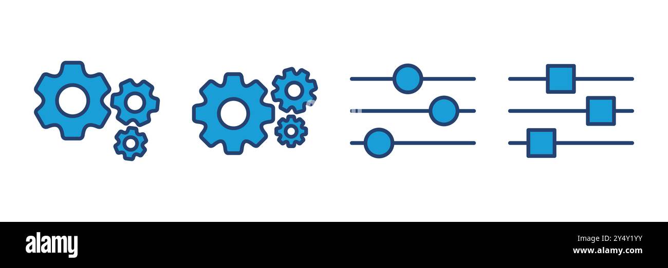setting Icon Vector. Cog settings Icon Symbol Stock Vector Image & Art ...