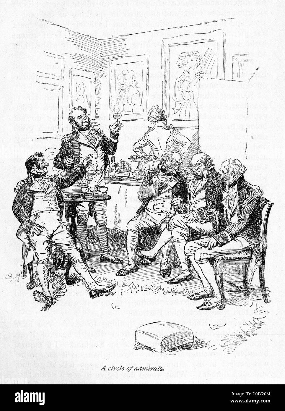 Engraving Of A Scene From The Book Mansfield Park By Jane Austen 1926