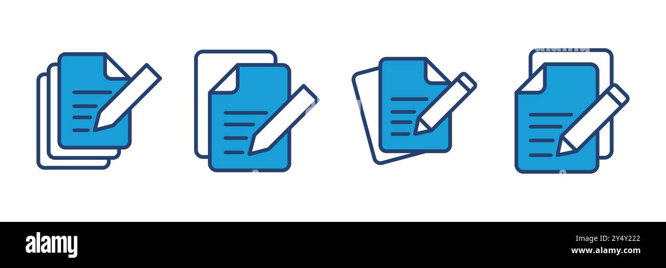 Note icon vector. notepad icon vector Stock Vector