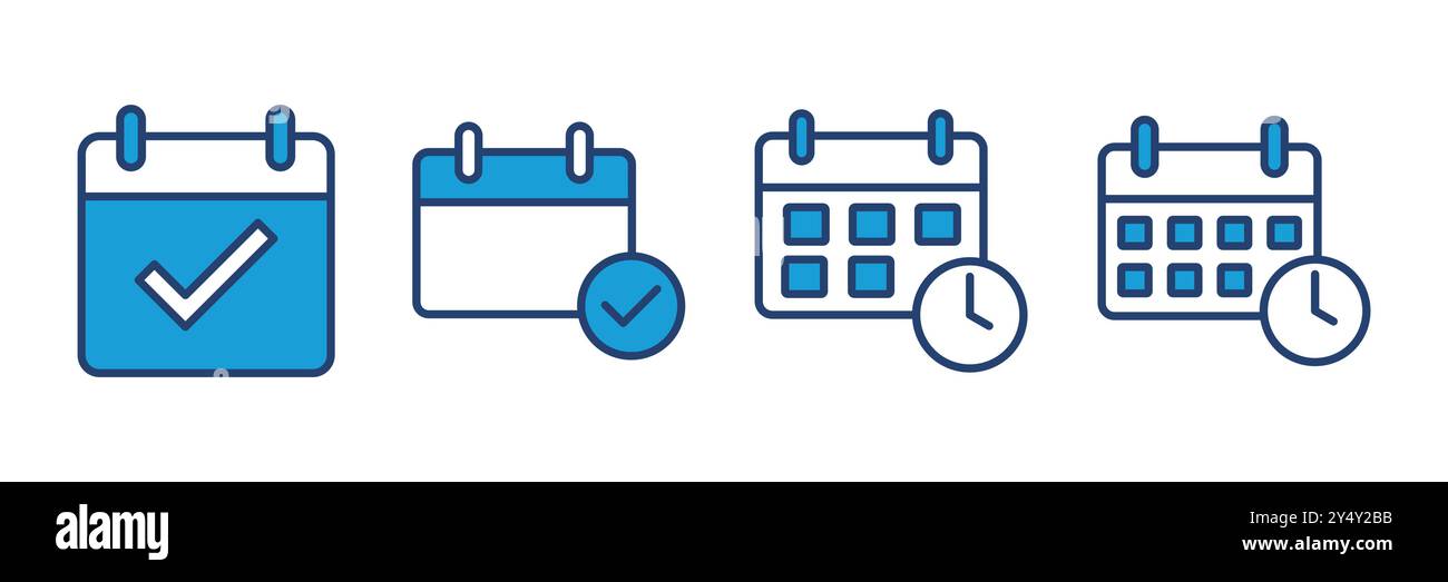Calendar icon vector. Calender symbol. calendar vector icon Stock Vector