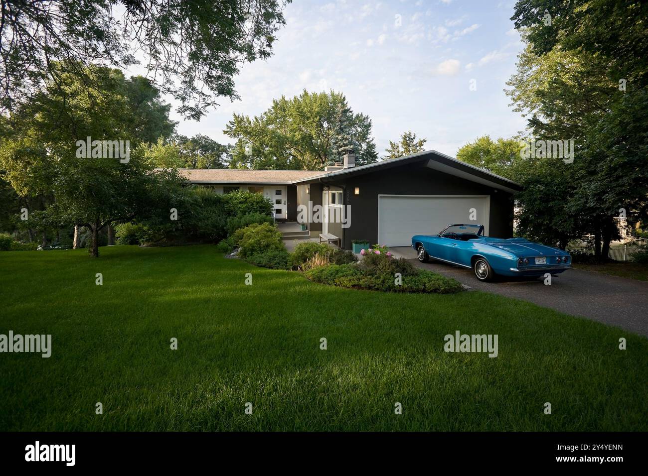 Blue corvair hi-res stock photography and images - Alamy