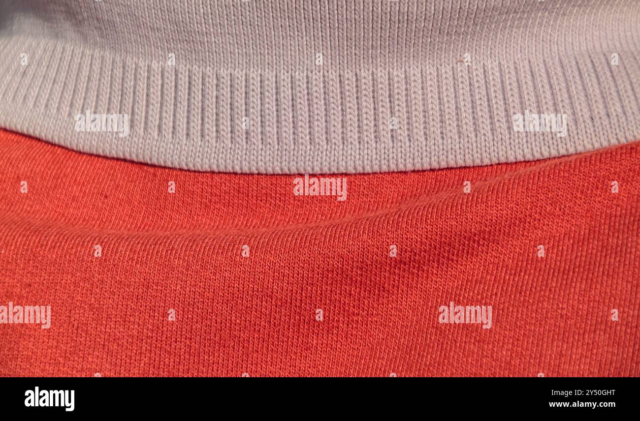 texture of red frabric background Stock Photo