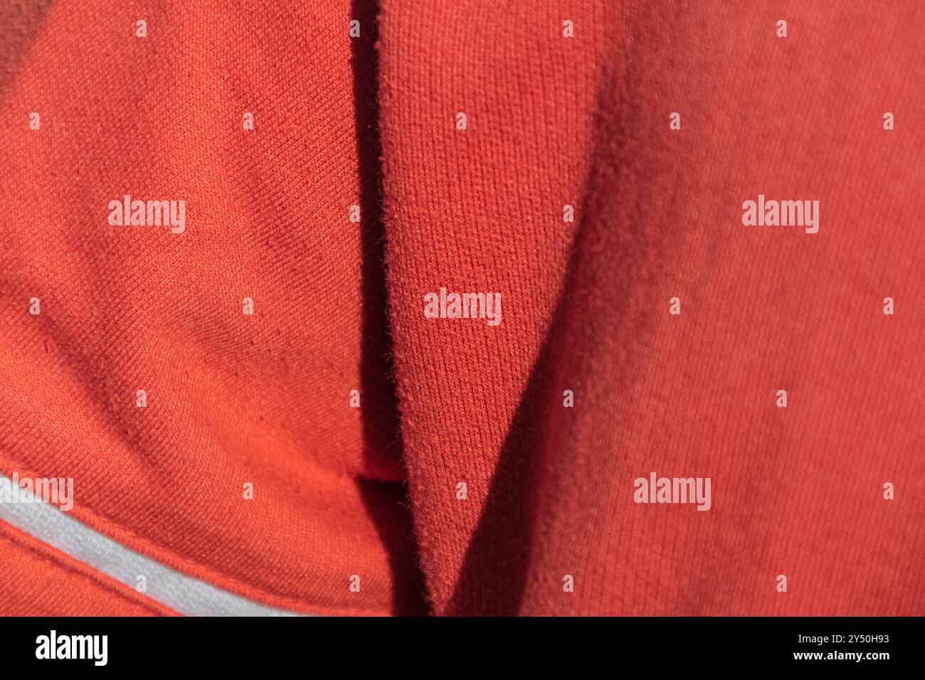 texture of red frabric background Stock Photo
