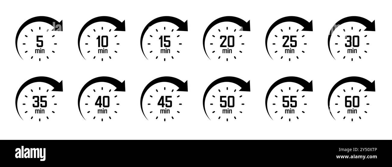 Sign clock arrow hours Black and White Stock Photos & Images - Alamy