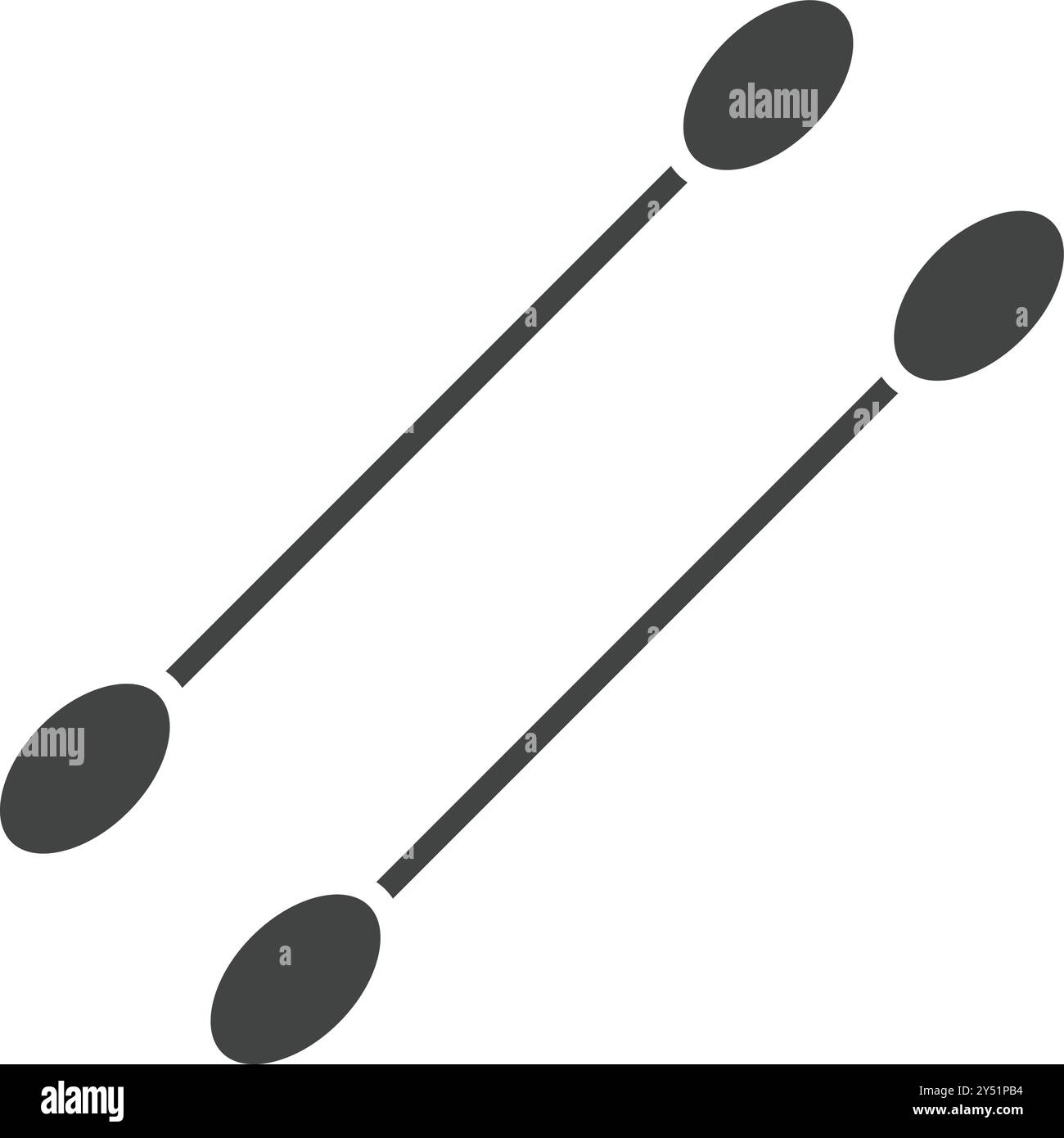 Cotton Swab icon vector image. Suitable for mobile application web application and print media. Stock Vector