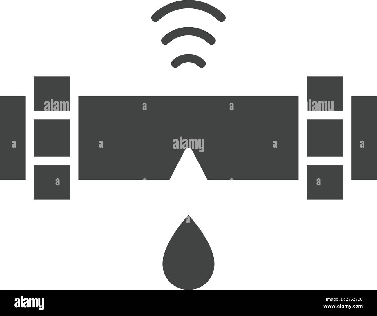 Leak Detector icon vector image. Suitable for mobile application web application and print media. Stock Vector