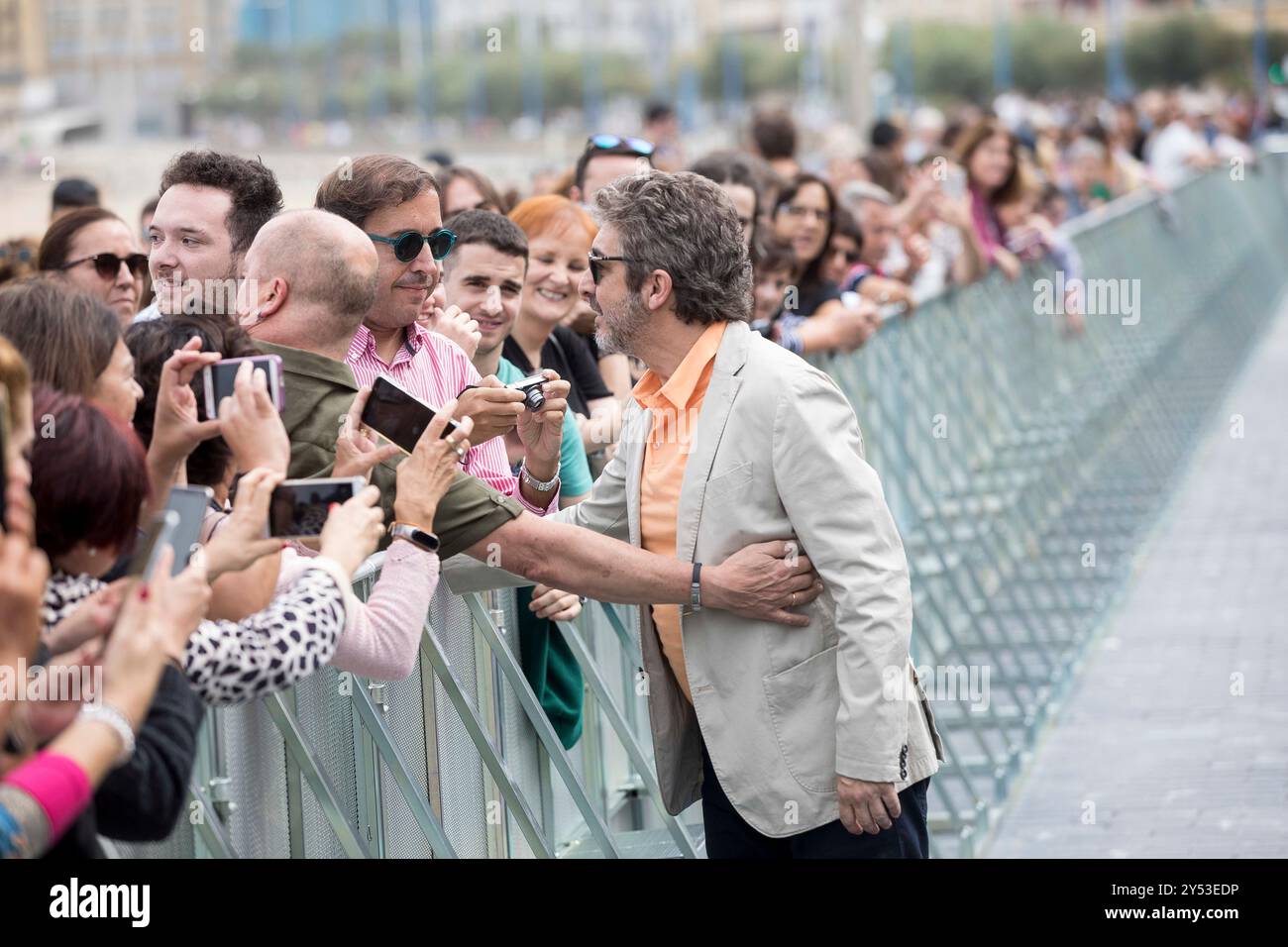 Ricardo Darin attended La odisea de los giles (Heroic Losers) during 67st San Sebastian International Film Festival at Kursaal Palace on September 23, 2019 in Donostia / San Sebastian, Spain. Stock Photo