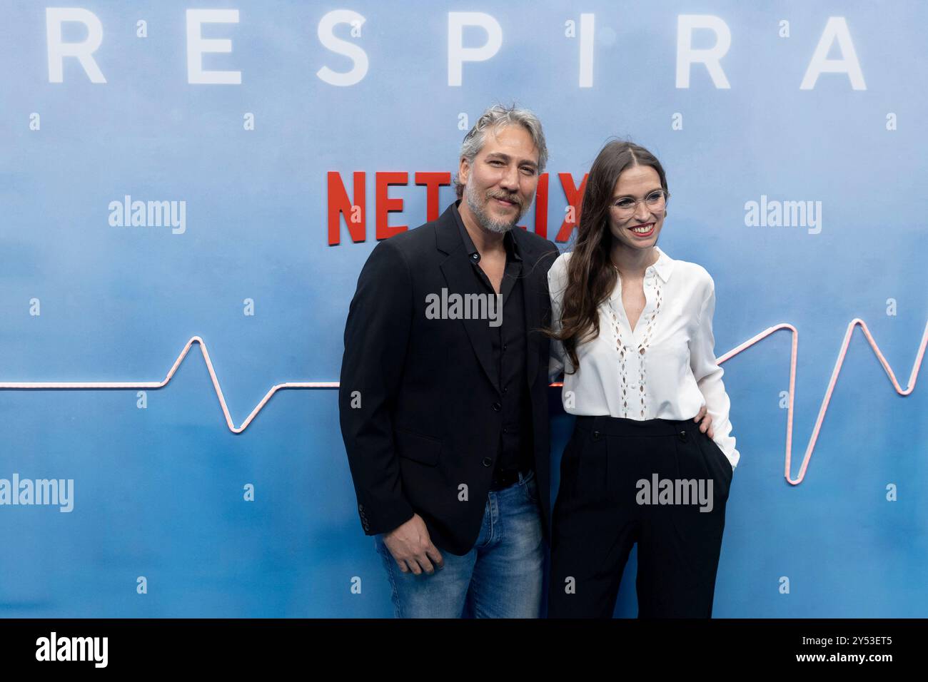 Alberto Ammann and Clara Mendez Leite attended &lsquo;Respira&rsquo; Photocall at