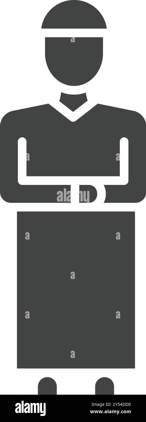 Salah icon vector image. Suitable for mobile application web application and print media. Stock Vector