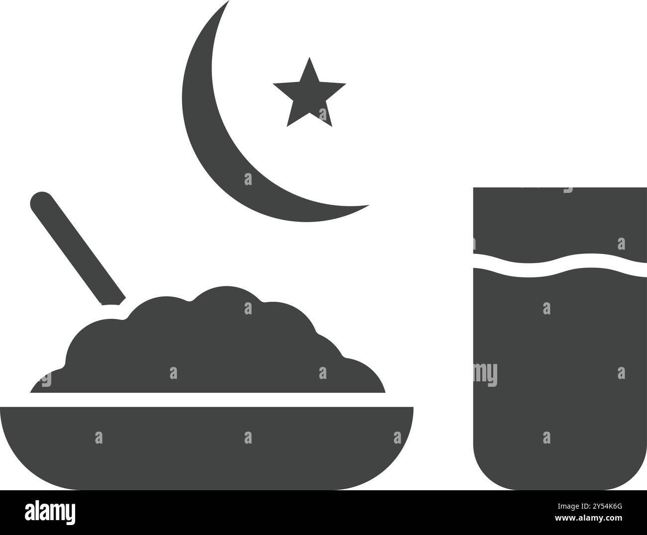 Sehar icon vector image. Suitable for mobile application web application and print media. Stock Vector