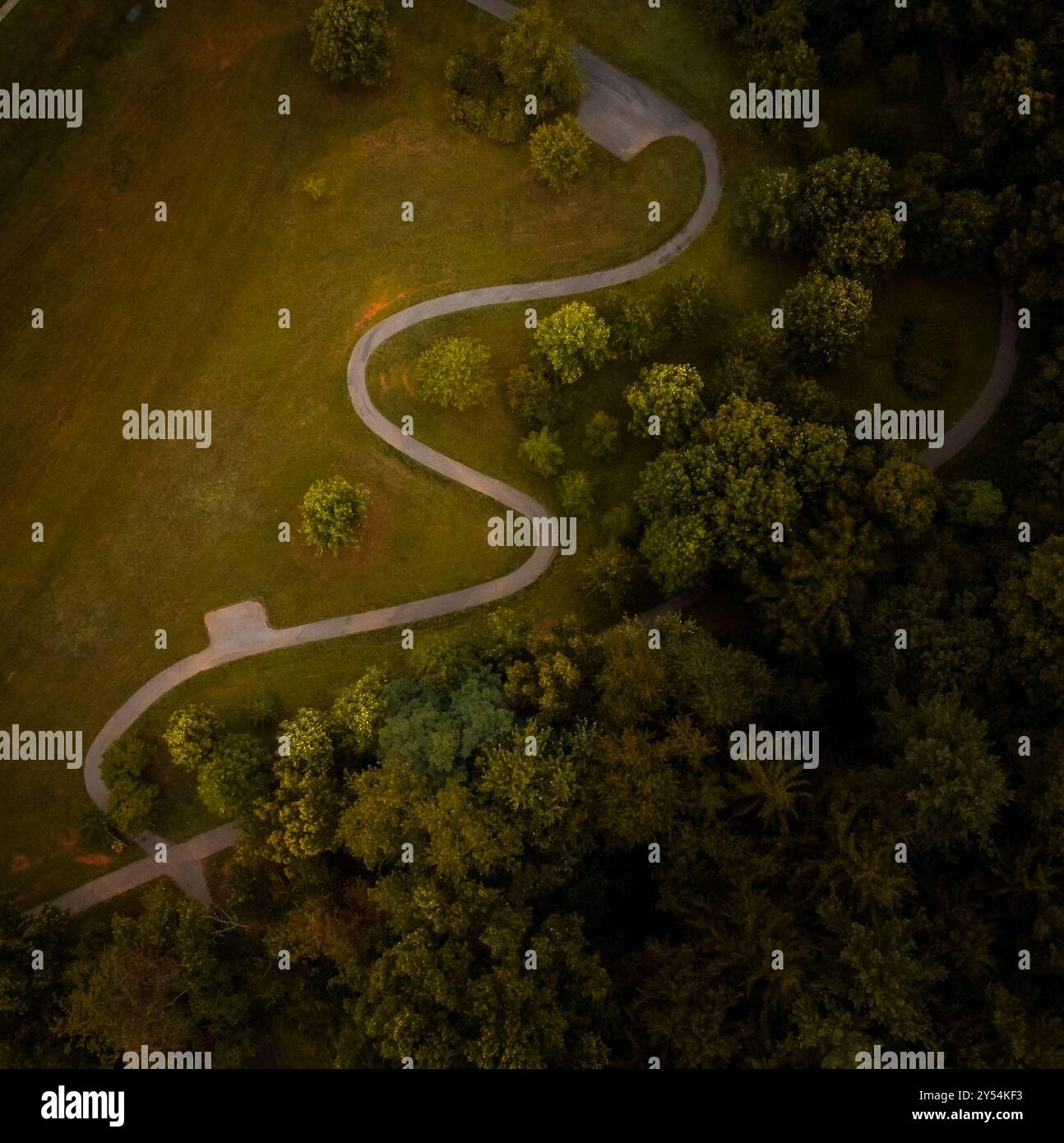 Hiking trails aerial hi-res stock photography and images - Alamy