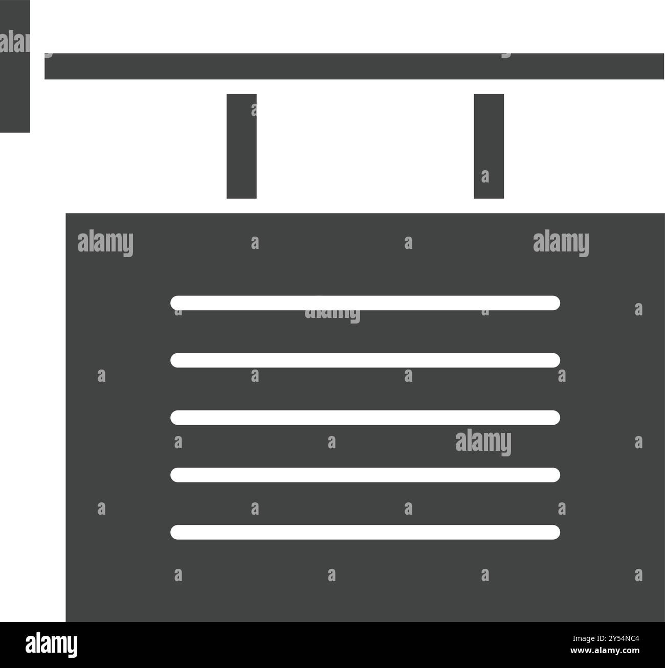Signage icon vector image. Suitable for mobile application web application and print media. Stock Vector