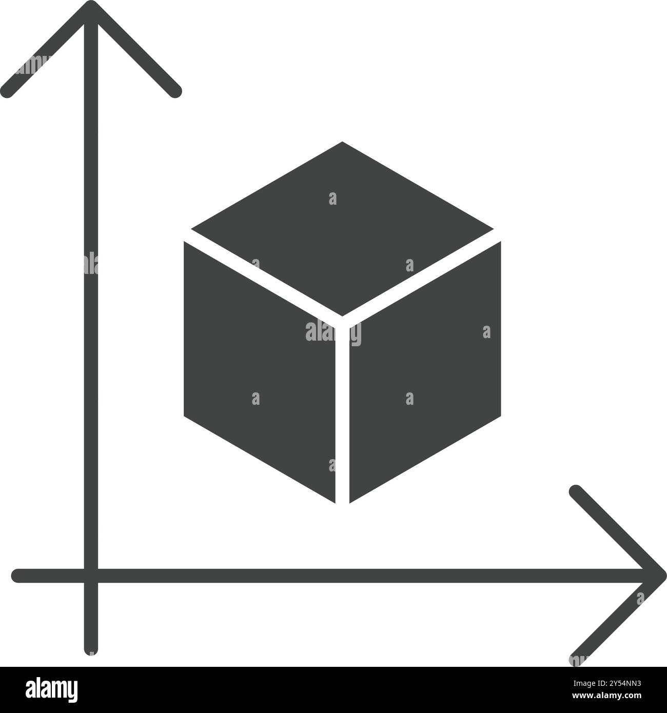 Size icon vector image. Suitable for mobile application web application and print media. Stock Vector