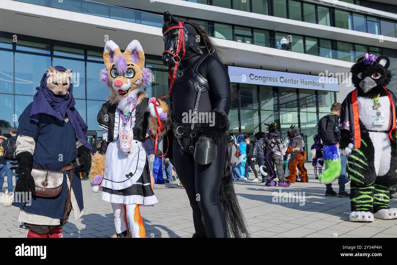 Hamburg Germany 20th Sep 2024 Attendees Of The Eurofurence hamburg-germany-20th-sep-2024-attendees-of-the-eurofurence