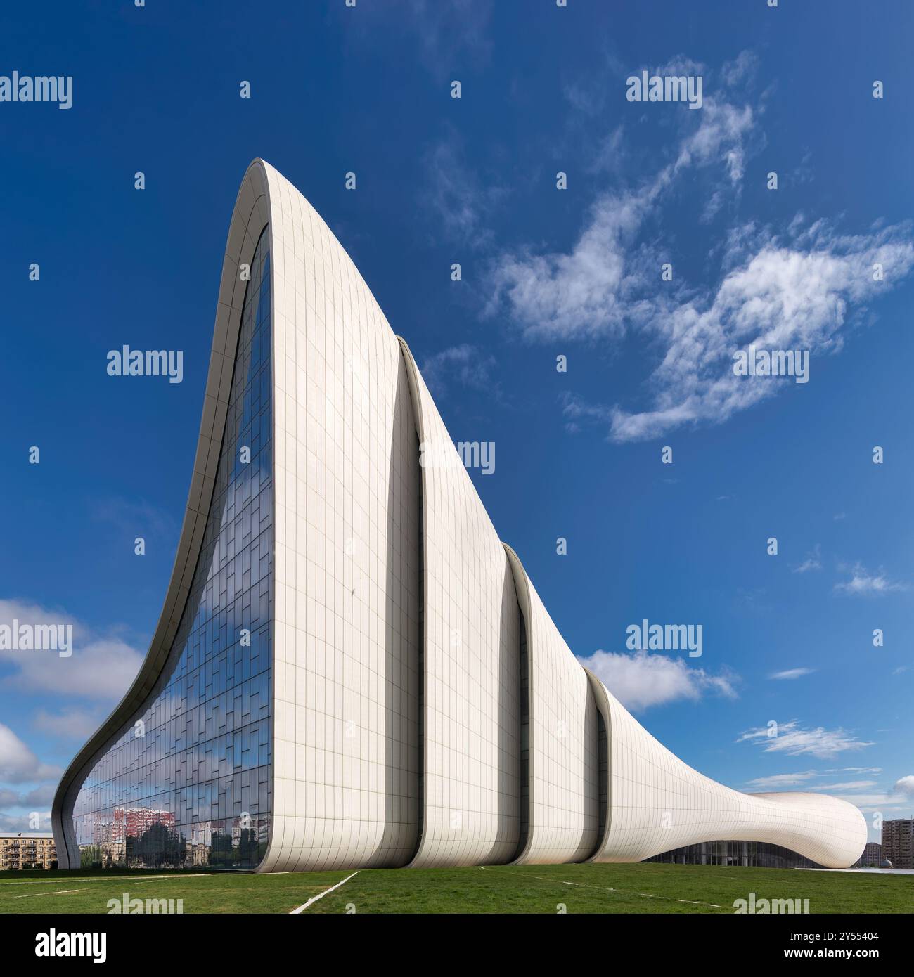 The iconic Heydar Aliyev Centre in Baku, Azerbaijan, showcases modern ...