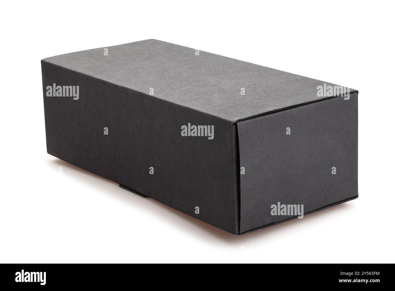 black box path isolated on white Stock Photo